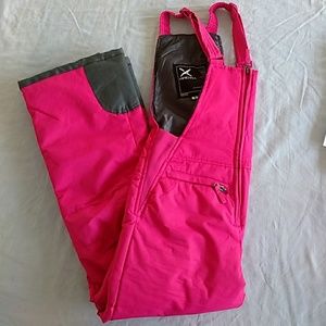 Arctix Girls Youth Insulated Snow Bibs Sz Large